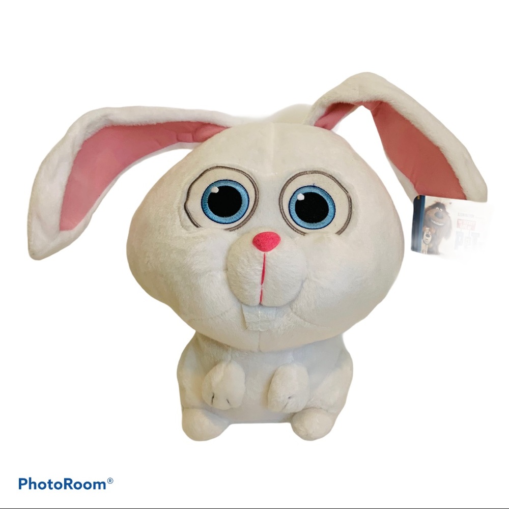 NWT THE SECRET LIFE OF PETS SNOWBALL BUNNY PLUSH